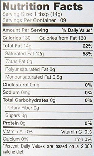 100% Organic Extra Virgin,Coconut Oil,84 Fl .oz,beauty aid and cooking oil