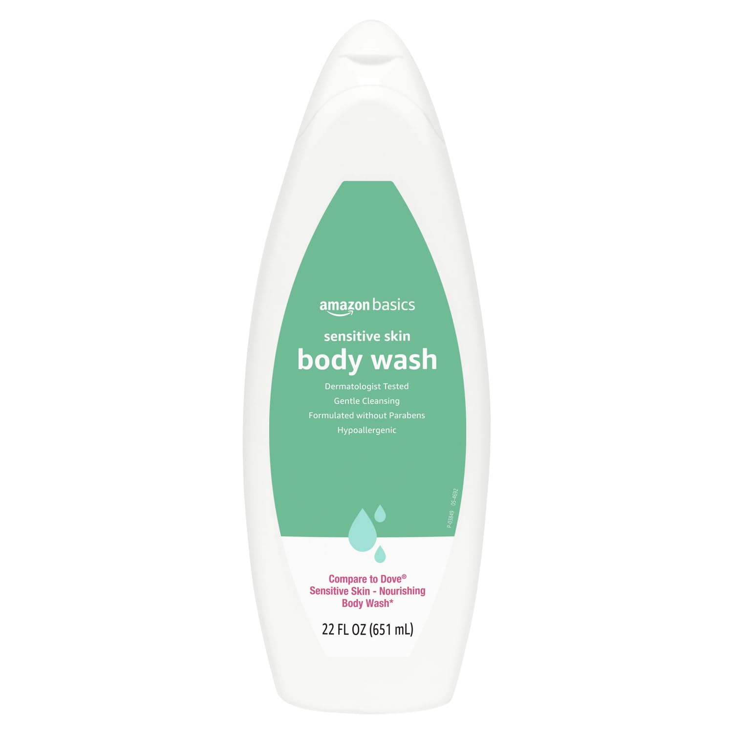 Amazon Basics Moisturizing Body Wash, Fresh Scent, Deep Moisture, Nourishing, Dermatologist Tested, 22 fl oz (1-Pack)