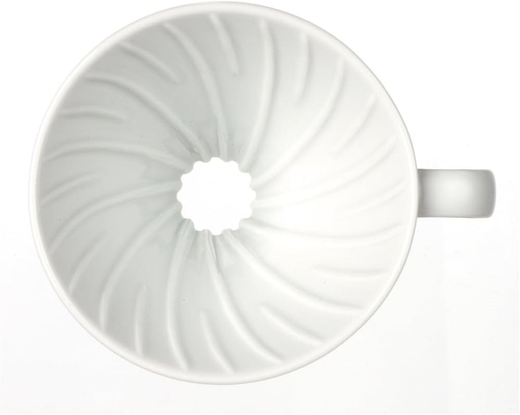 Hario V60 Ceramic Coffee Dripper, Size 02, Red