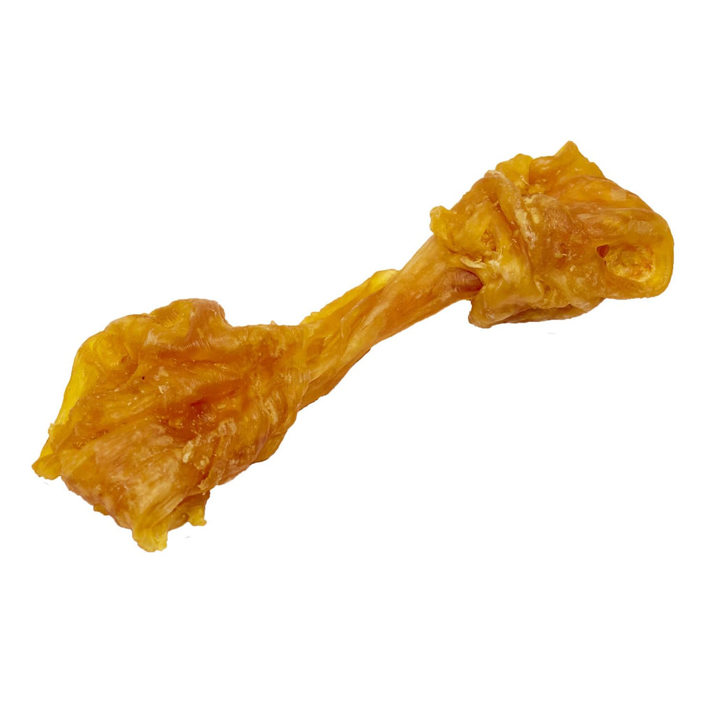 Ultra Chewy Turkey Tendon Knotted Bones for Dogs - Premium All-Natural, Hypoallergenic, Long-Lasting Dog Chew Treat, Easy to Digest - Ingredient Sourced from USA (3.5 Inch - 4 Pack)