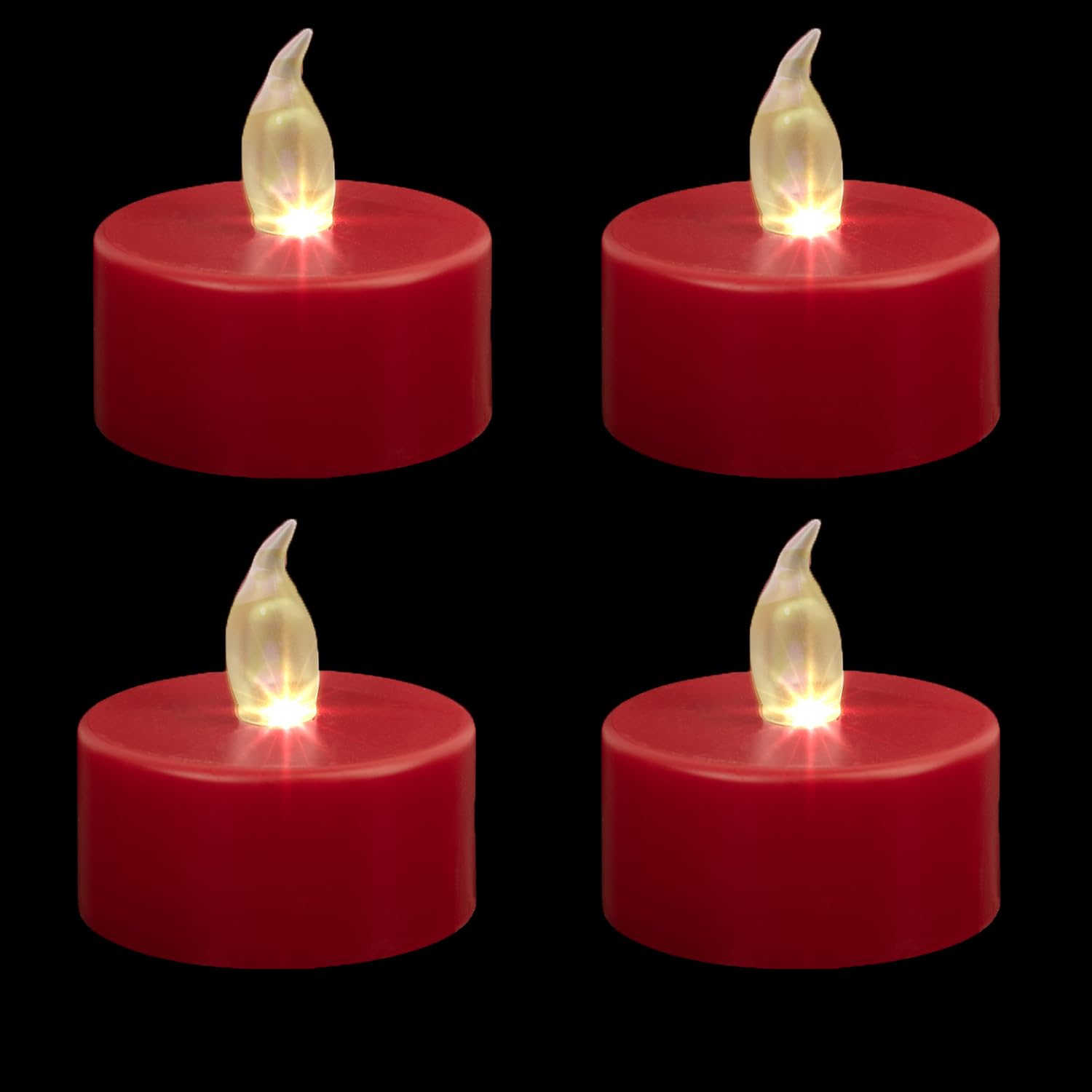 Tea Light Candles with Remote Control,Flickering Flameless LED Candle,Long Lasting 400+Hours,Battery Operated with Timer for Home Decoration Seasonal &Festival Celebration Warmyellow (5pcs)