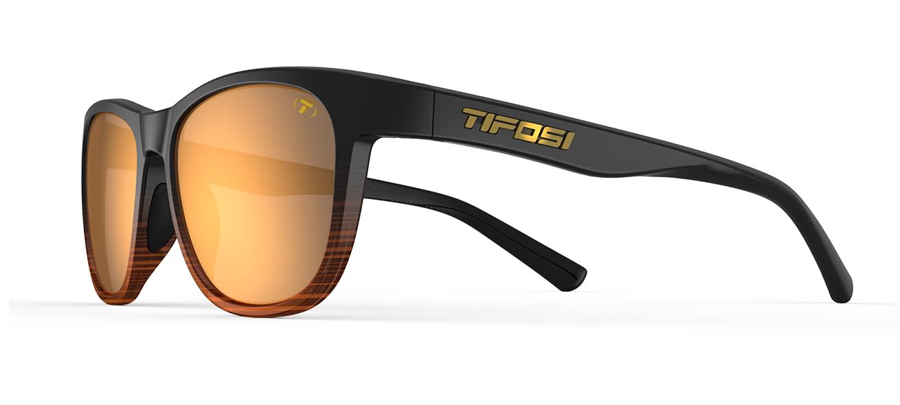 Tifosi Swank Sport Sunglasses - Tangle Free - Ideal For Cycling, Golf, Hiking, Pickleball, Running and Great Lifestyle Look