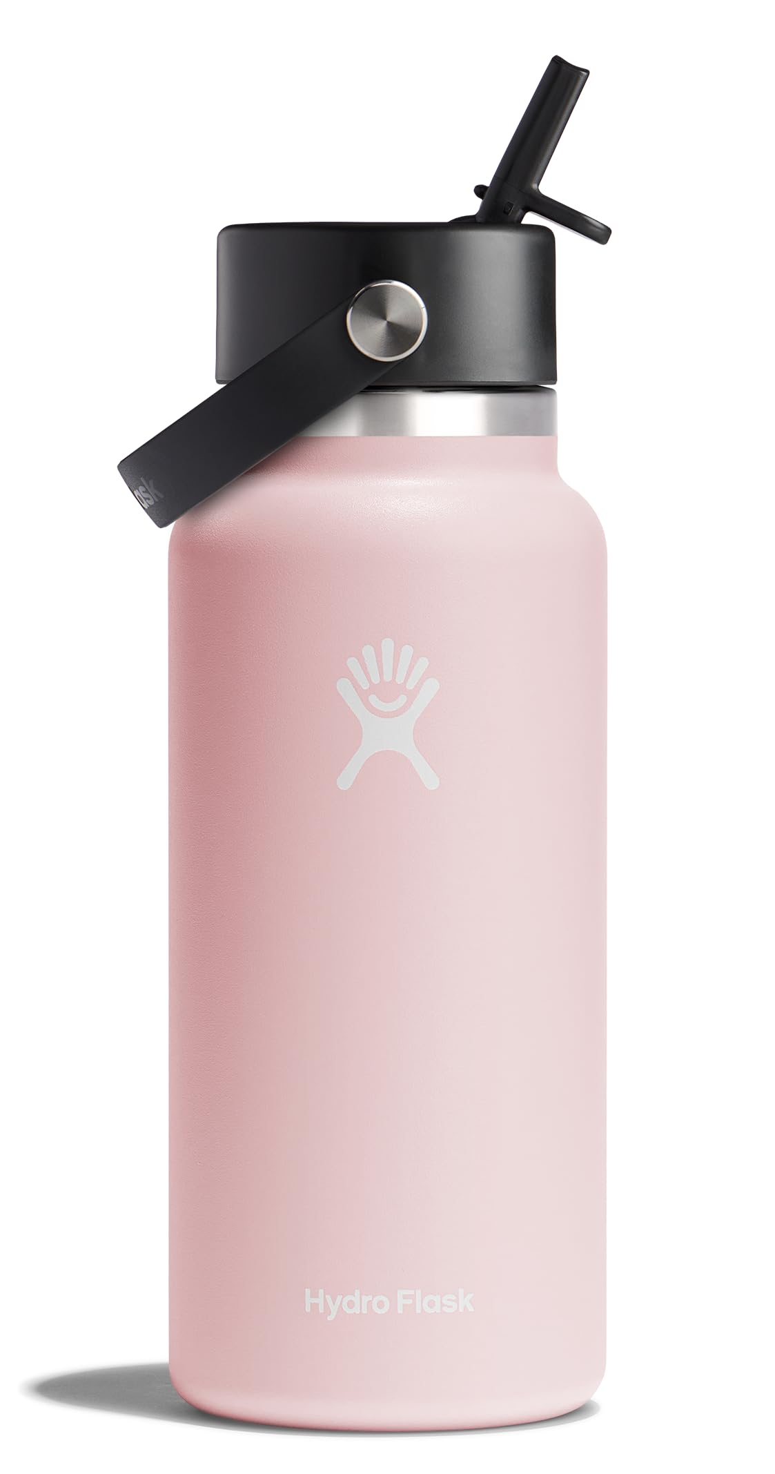 Hydro Flask Water Bottle - Insulated Stainless Steel - Wide Straw Lid, Non Spill, Leakproof in 24 Oz Forest Green Arc