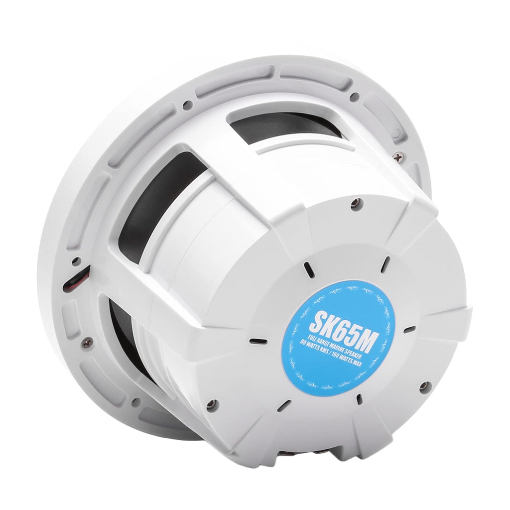 Skar Audio SK65MB-TWR 6.5" 2-Way Marine Full Range 320 Watt Coaxial Tower Speakers, Pair (Black)