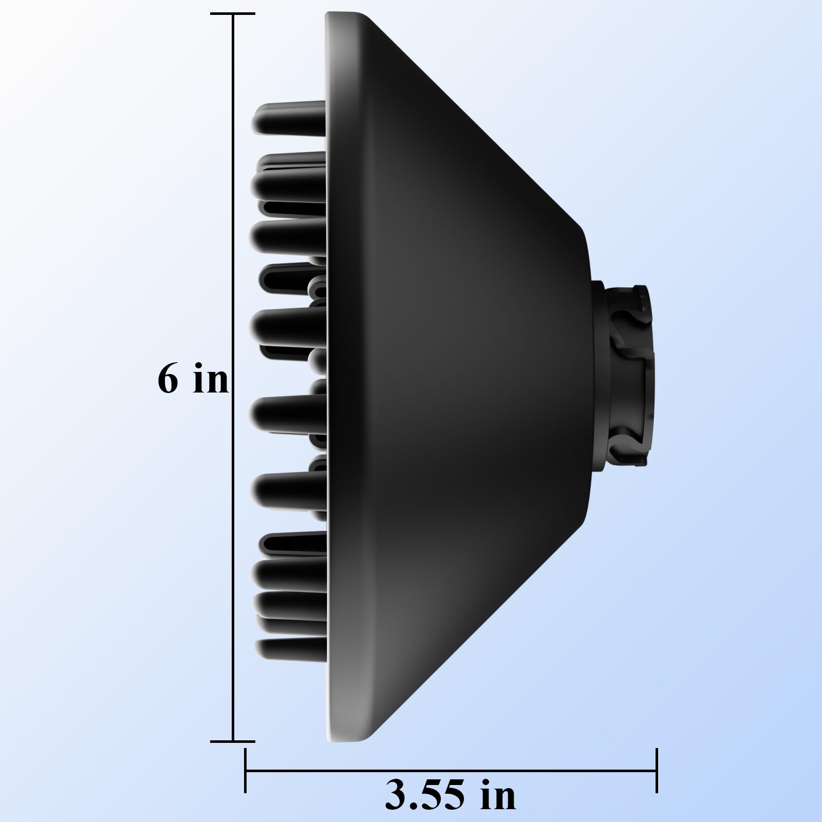 Large Diffuser Attachment Compatible with Shark FlexStyle, Upgraded Bigger Diffuser Nozzle for Dryer Faster and Define Wavy, Curly, Coily Hair