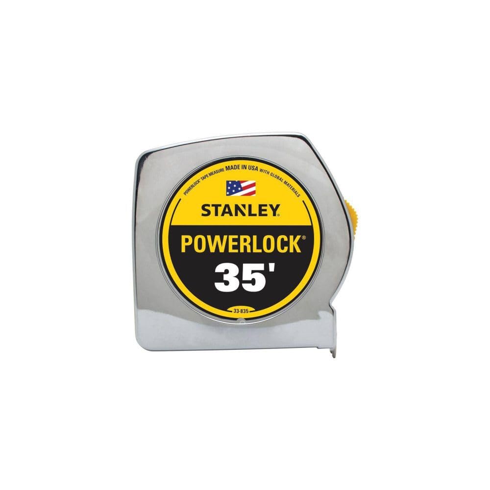 Stanley 33-231 3-Meter x 1/2-Inch Heavy Duty Powerlock Tape Rule With Metal Case