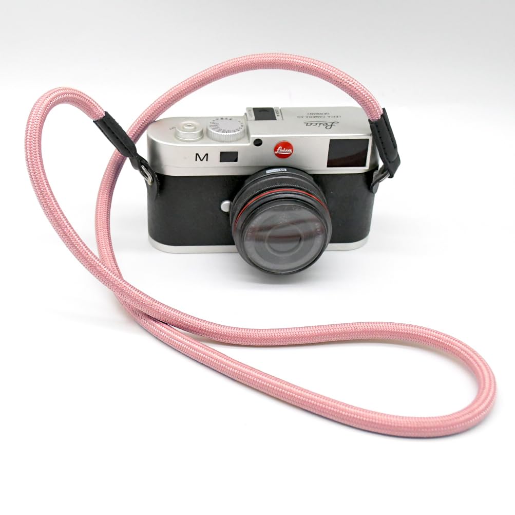 Camera Strap Vintage 100cm Nylon Climbing Rope Camera Neck Shoulder Strap for Micro Single and DSLR Camera.(Black)