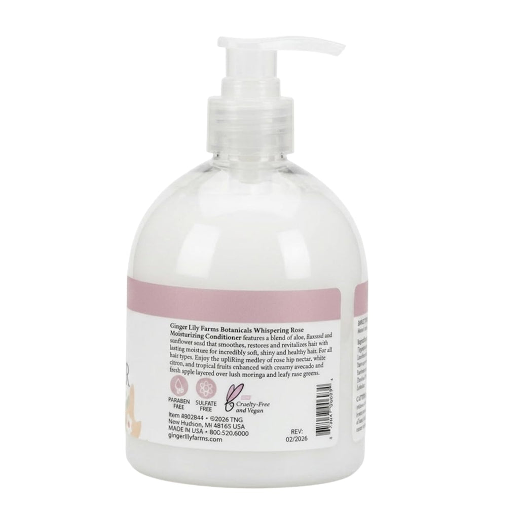 Ginger Lily Farms Botanicals Moisturizing Conditioner for Dry Hair, 100% Vegan & Cruelty-Free, Apple Pear Scent, 1 Gallon Refill (128 fl oz)