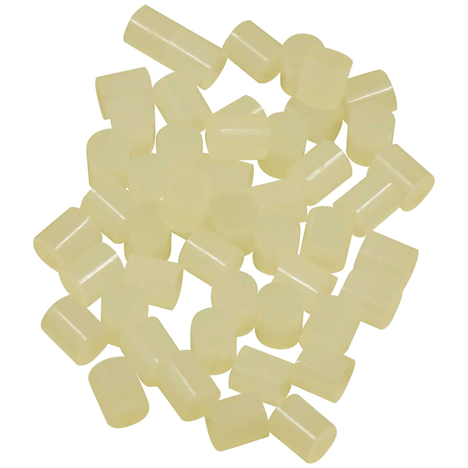 Surebonder B-2001 Less Stringing Skillet Glue Cube Pellets for Crafts and Floral Projects, 1 lb Bag, Use in Surebonder Glue Skillets, Cream Color