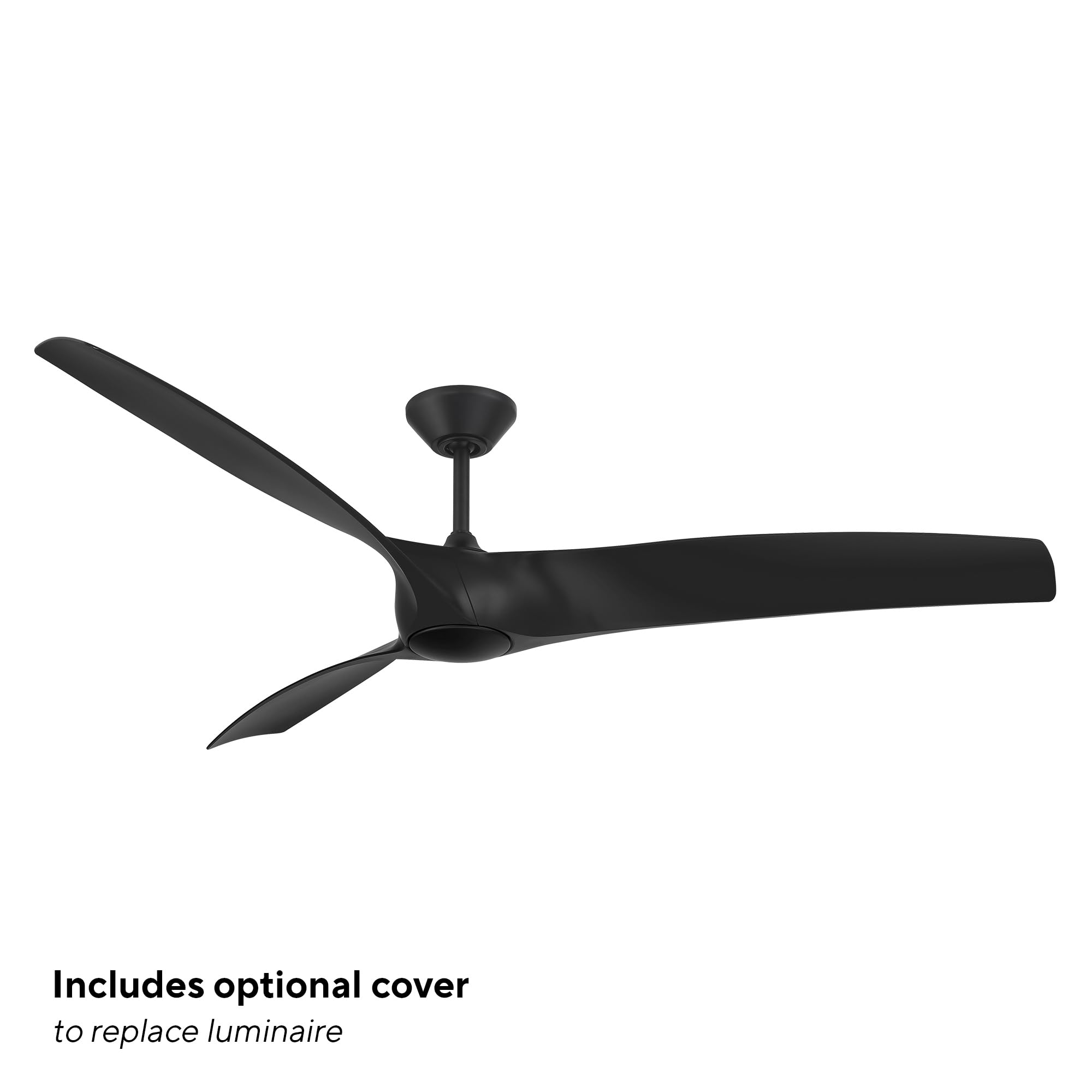 Modern Forms Zephyr Smart Indoor and Outdoor 3-Blade Ceiling Fan 52in Bronze/White Oak with Adjustable CCT 2700K-3000K-4000K-5000K LED Light Kit and Remote Control