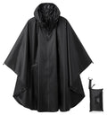 Rain Poncho Jacket Coat Hooded Zipper Style for Women/Men/Adult with Pocket