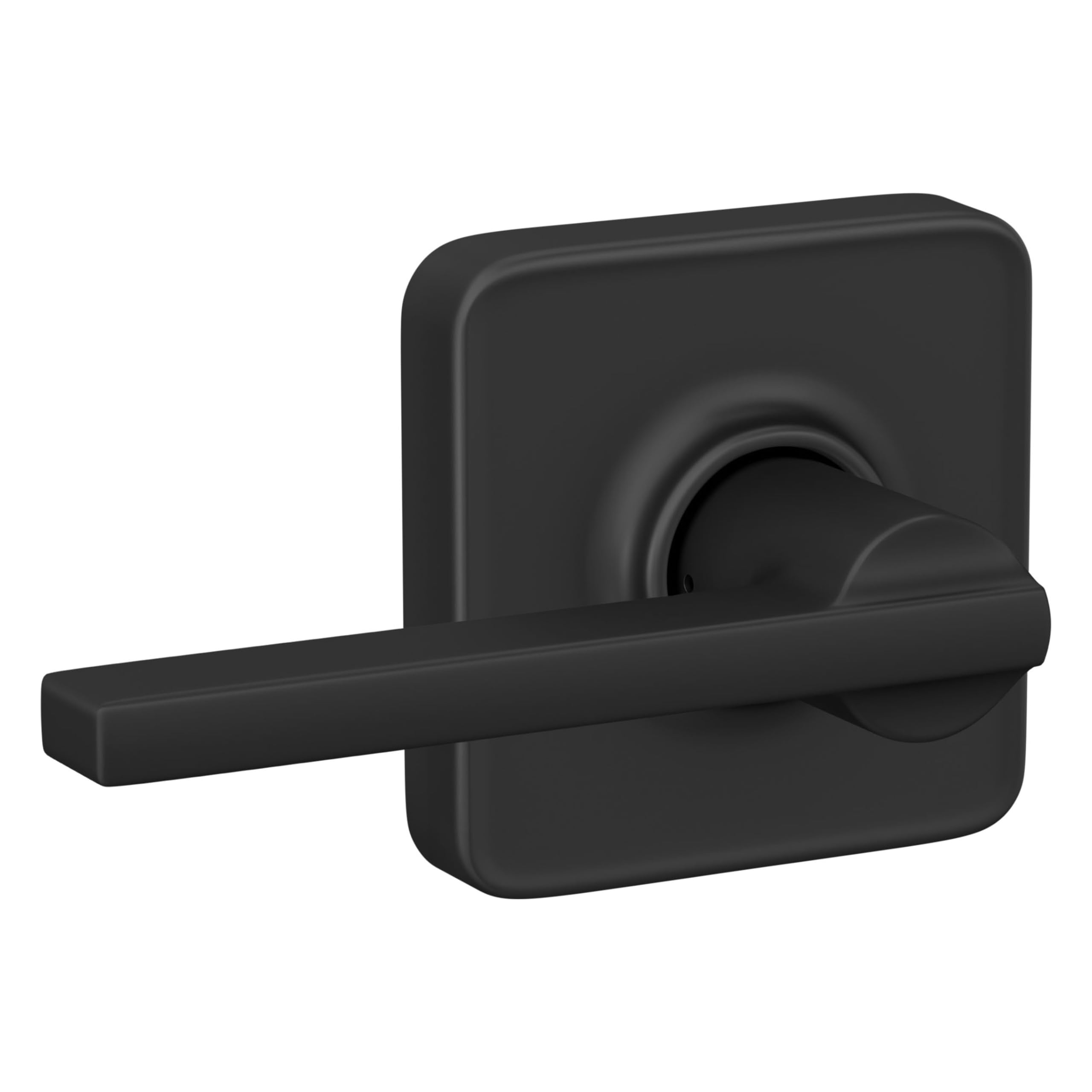 Schlage F10 LAT 716 Latitude Door Lever, Hall & Closet Passage Lock, Aged Bronze