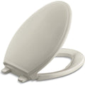 KOHLER 4733-RL-17 Glenbury ReadyLatch Quiet Close Elongated Toilet Seat, Soft Close Toilet Seats, Teal