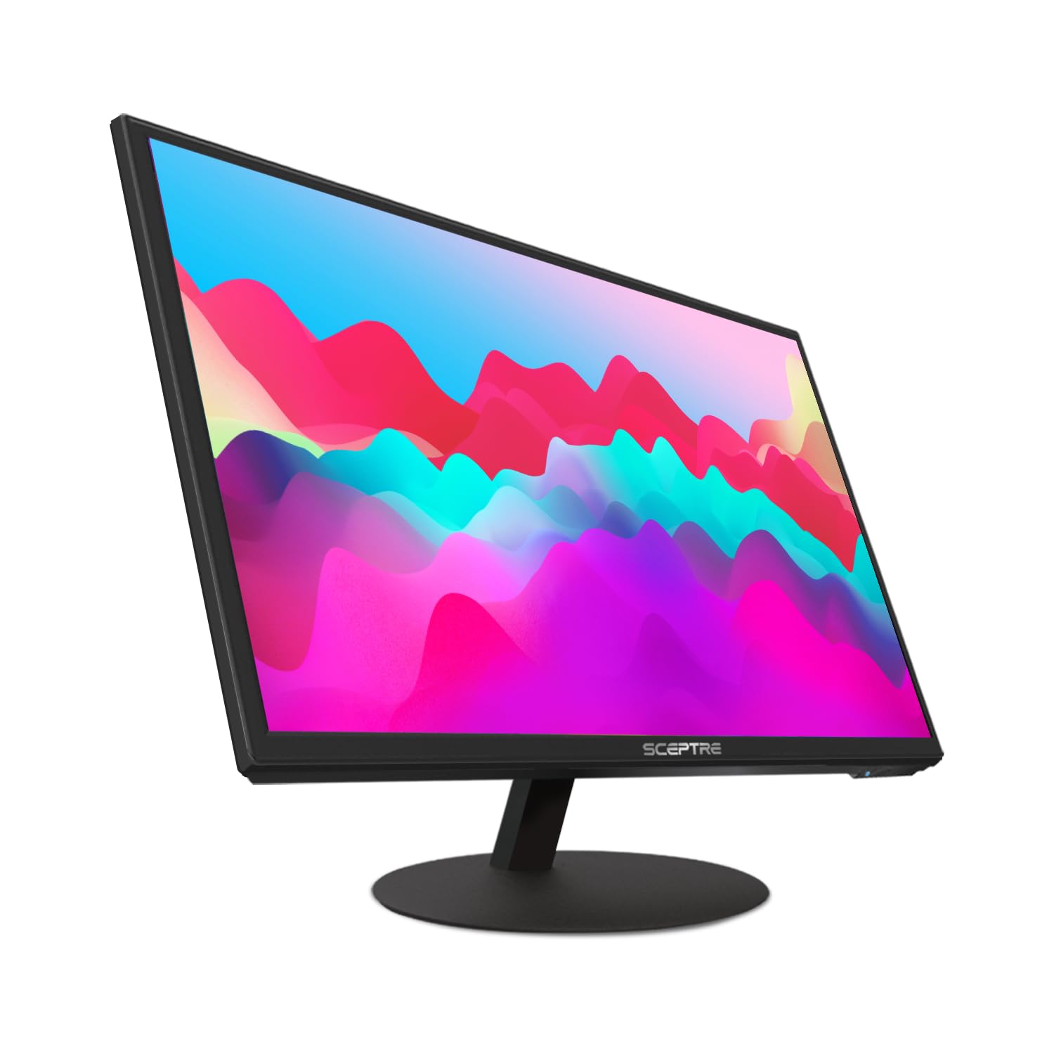 Sceptre 24 Inch 75Hz 1080p LED Monitor with Build-in Speakers HDMI VGA Ports, New Black 2019 (E248W-1920)