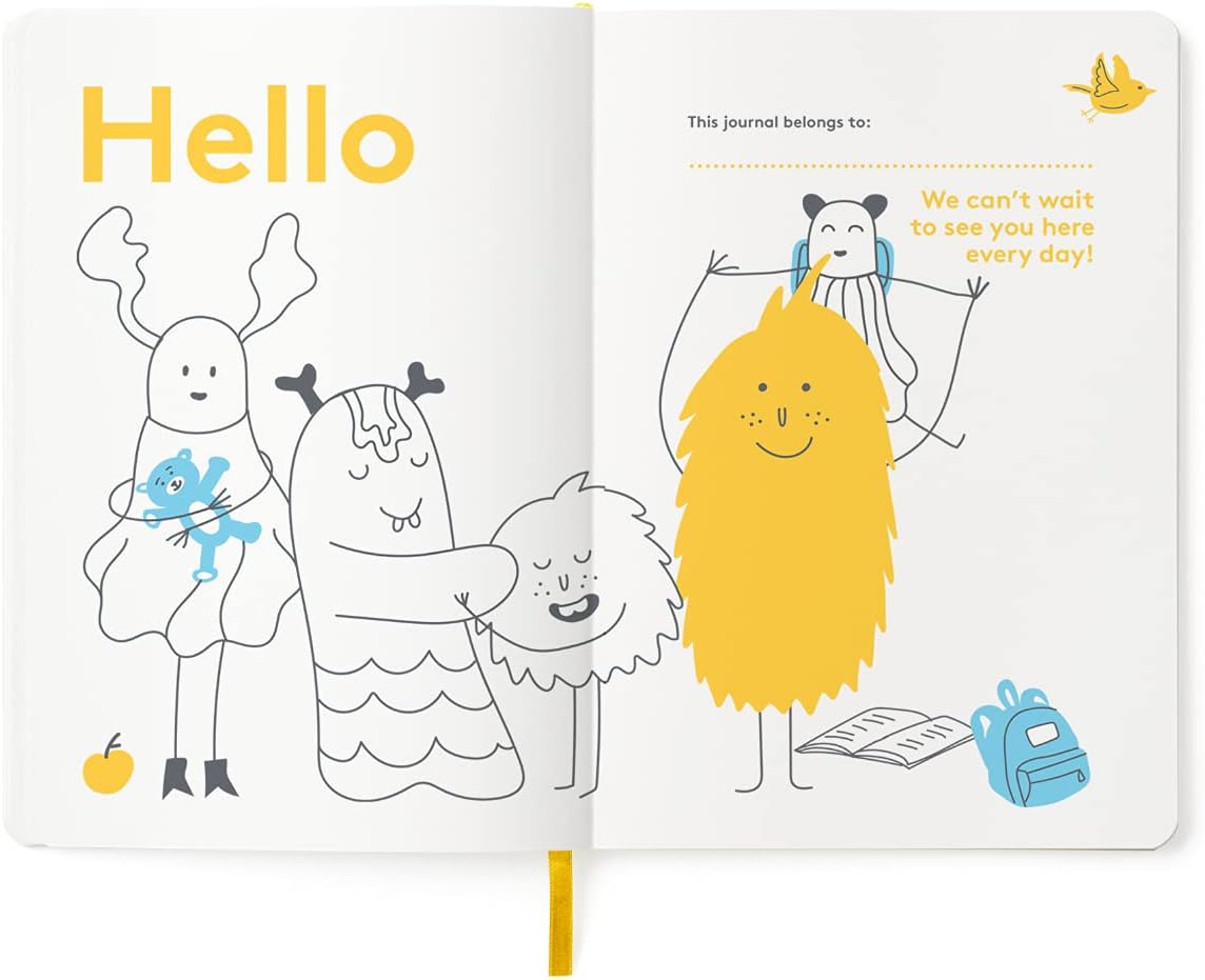 My First HappyMe Journal for Kids: Promote Happiness, Cultivate Positive Habits and Nurture Curiosity for Little Explorers - Interactive Guided Journaling Book for Inquiring Minds of Children Ages 3-6