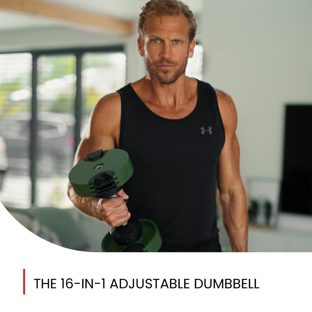 NUOBELL Adjustable Dumbbells 5-80 lbs: Replace 16 Sets, Ideal for Home Gym Weight Bench & Press