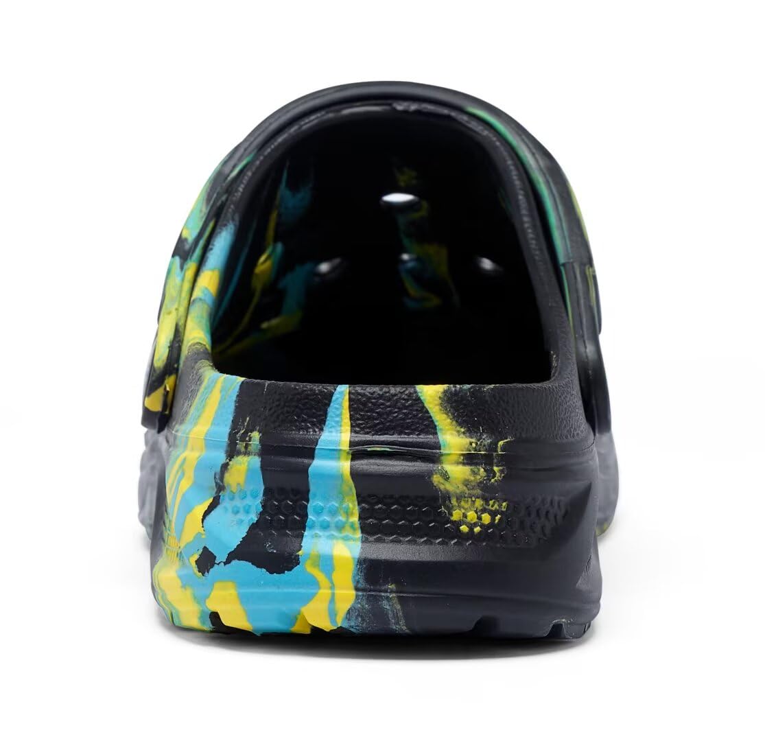 Kids Boys&Girls Black Camouflage Clogs Children's Beach Shoes Classic Marbled Tie Dye Clog Little Kid