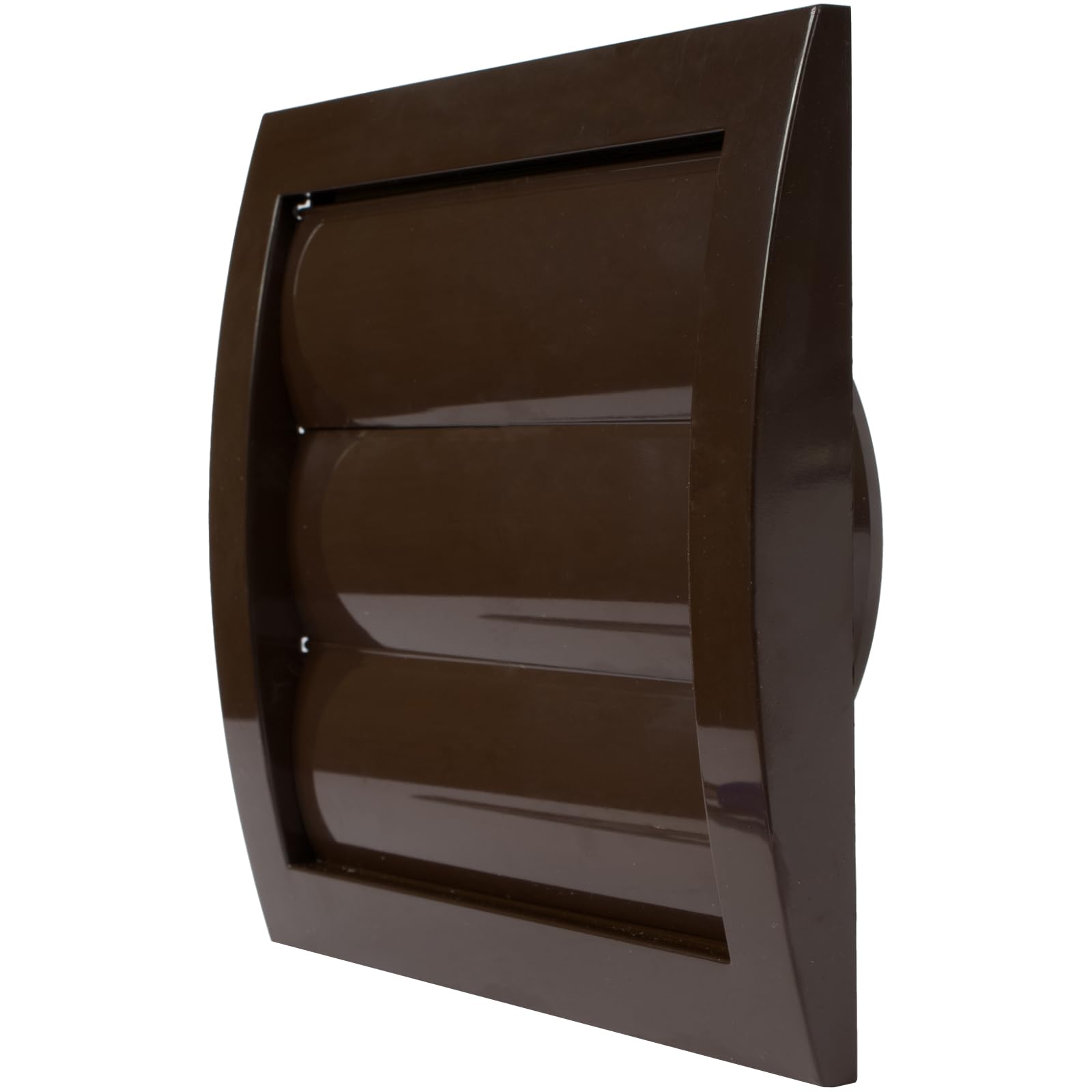 Repa Market 4 Inch Anthracite Dryer Vent Hood/Duct Cover for Walls or Ceiling/ABS Plastic Louvered Air Grille with Built-In Mesh Screen/Exhaust and Dryer Vent Covers for Indoor & Outdoor Use