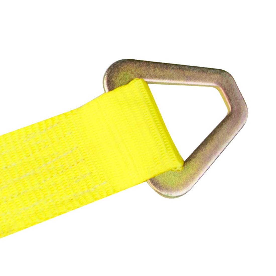 VULCAN Complete Axle Strap Tie Down Kit with Snap Hook Ratchet Straps - Classic Yellow - Includes (4) 22 Inch Axle Straps, (4) 36 Inch Axle Straps, and (4) 8' Snap Hook Ratchet Straps