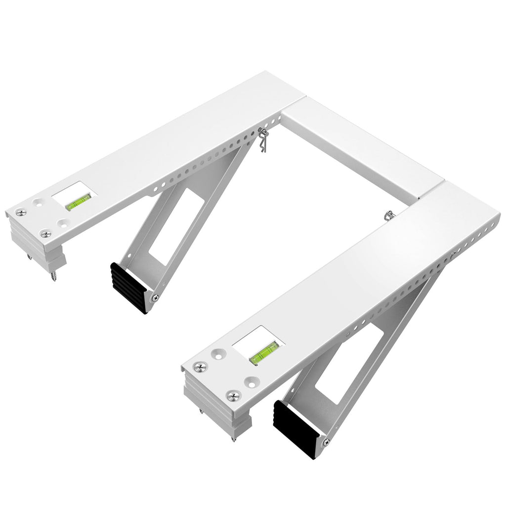 Qualward Air Conditioner Bracket Window AC Support Brackets - Heavy Duty with 2 Arms, Up to 180 lbs for 12000 to 24000 BTU AC Units- Fits Single Or Double Hung Windows