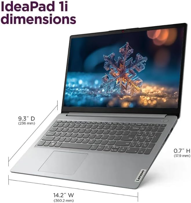 Lenovo IdeaPad 15.6" Laptop, Windows 11 with 1-Year Microsoft Office 365 Included, Intel Celeron N4500, PLUSERA Earphones (Gray, 36GB RAM | 2.6TB Storage)