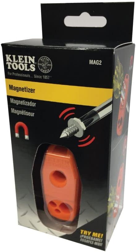 Klein Tools MAG2 Demagnetizer / Magnetizer for Screwdriver Bits and Tips, Makes Tools Magnetic, Home Improvement, Rare-Earth Magnet