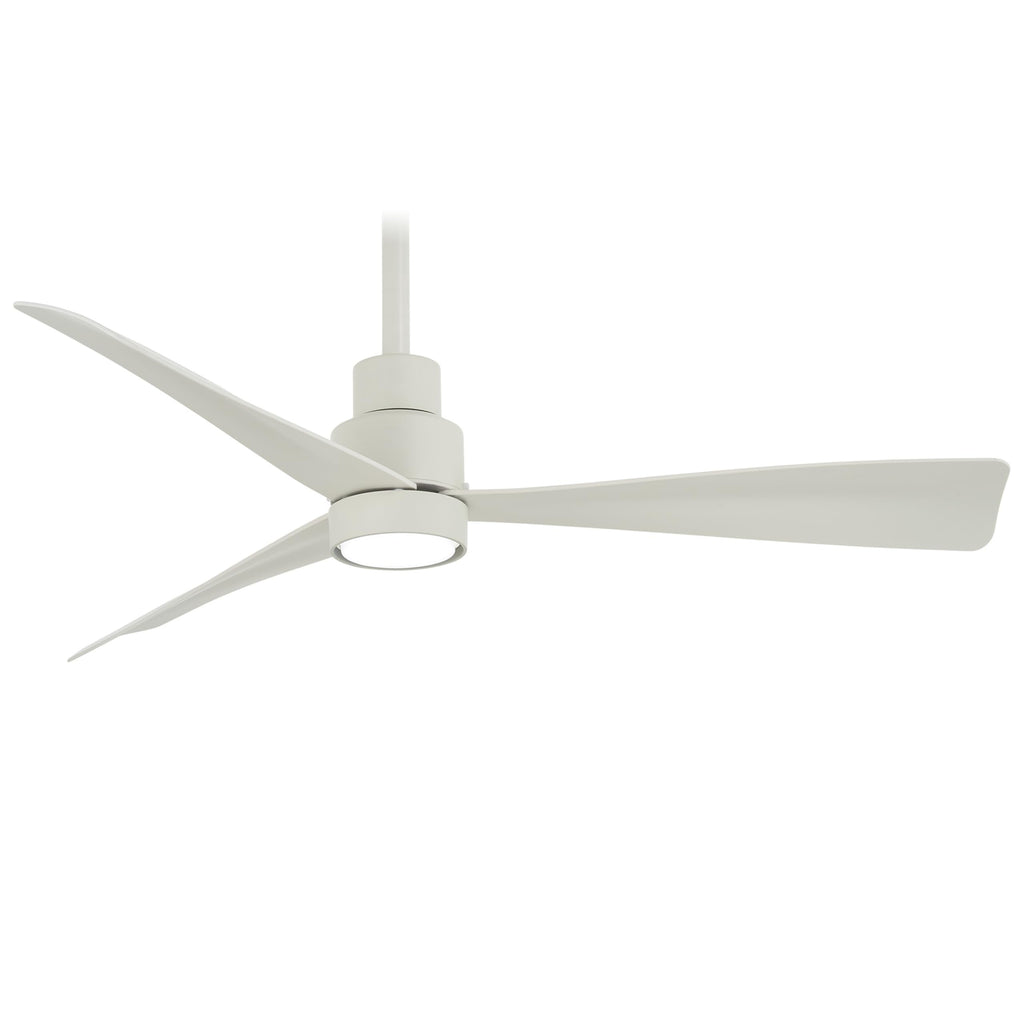 MINKA-AIRE F786-CL Simple 44 Inch Outdoor 3 Blade Ceiling Fan with DC Motor, Coal
