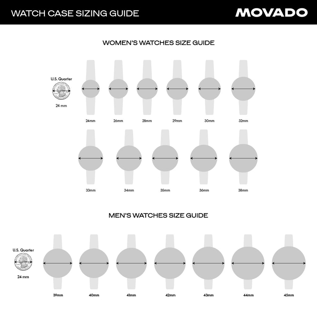 Movado Bold Access Men's Quartz Watch, Swiss Movement, Leather Strap, Water-Resistant up to 3ATM, Classic Timepiece - Gift for Him - 41mm
