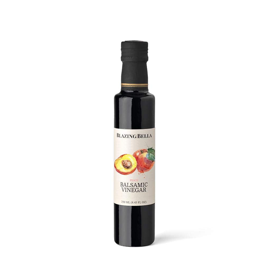 Blazing Bella Barrel Aged Balsamic Vinegar of Modena, Italy – Thick, Rich & Naturally Sweet – Premium Traditional Italian Balsamic – 8.45 fl oz (250ml)