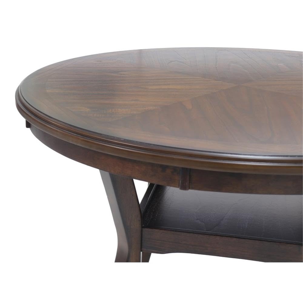 New Classic Furniture Mitchell Dining Room Table, Beige and Brown