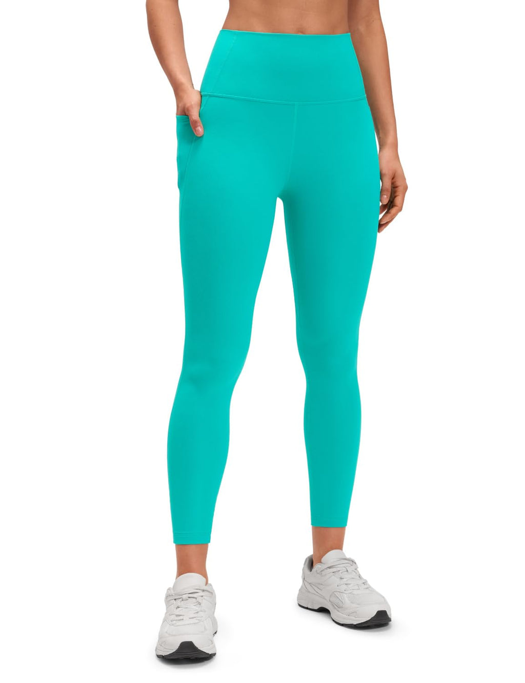 CRZ YOGA Butterluxe Workout Leggings Pockets 25'' - High Waisted Gym Womens Yoga Pants Buttery Soft