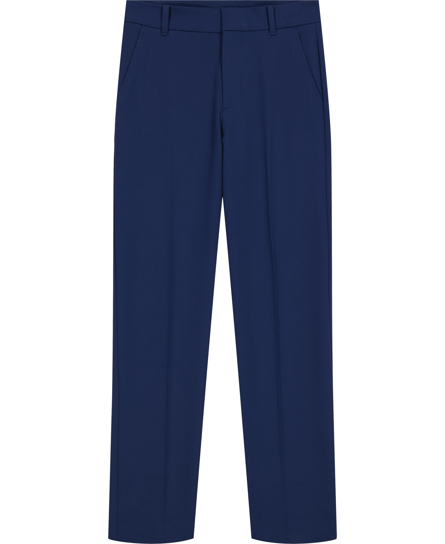 Tommy Hilfiger Boys' Th Flex Stretch Performance Dress Pant, Straight Leg Fit, Zip Fly & Belt Loops, Side & Back Pocket