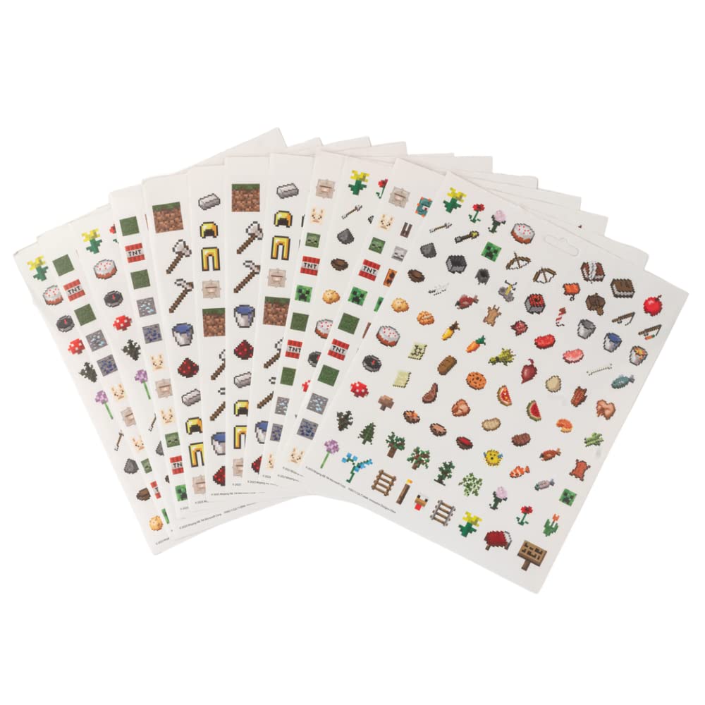 Gabby's Dollhouse Sticker Book Set, 12 Sheets with 1000+ Puffy Stickers Gabby, Mericat, Cakey, Pandy Paws