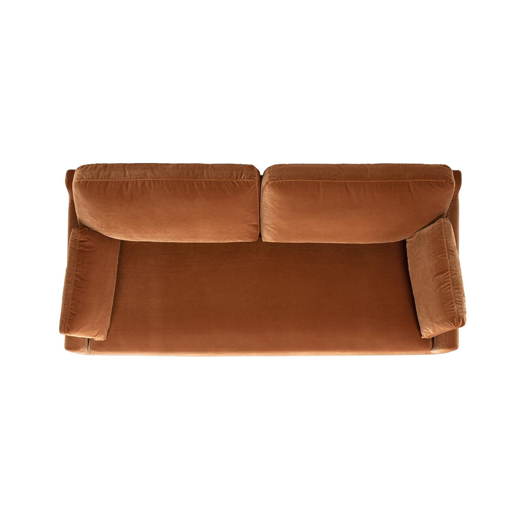 Jennifer Taylor Home Pasadena 36" Wide Modern Farmhouse Accent Arm Chair, Burnt Orange Performance Velvet