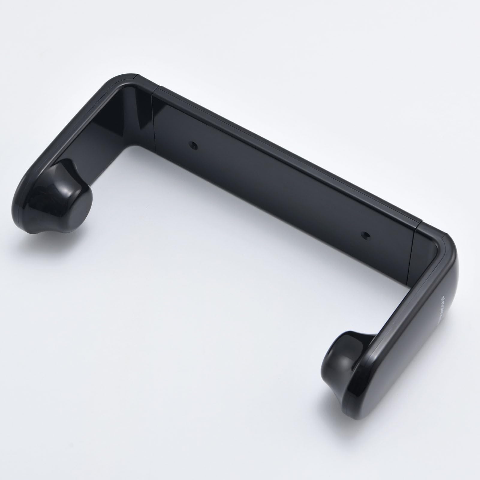 simpletome Paper Towel Holder ONE Hand Tear Adaptive Tension Arm Adjustable Length 9.4-11inch/24-28cm (Black) | adaptive adjustable tension arm | tear one/more sheets at one time | adhesive or drilling | abs plastic | easy to replace