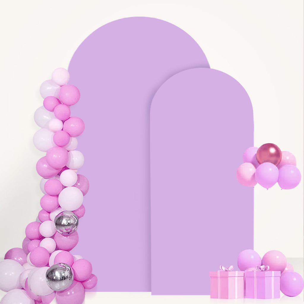 FANPROMS Beige Arch Backdrop Cover Set of 3 Wedding Arch Cover 4x5x6FT Round Top Arch Stand Cover for Fitted Arch Covers Spandex Backdrop Covers Set for Wedding Party Ceremony Decorations