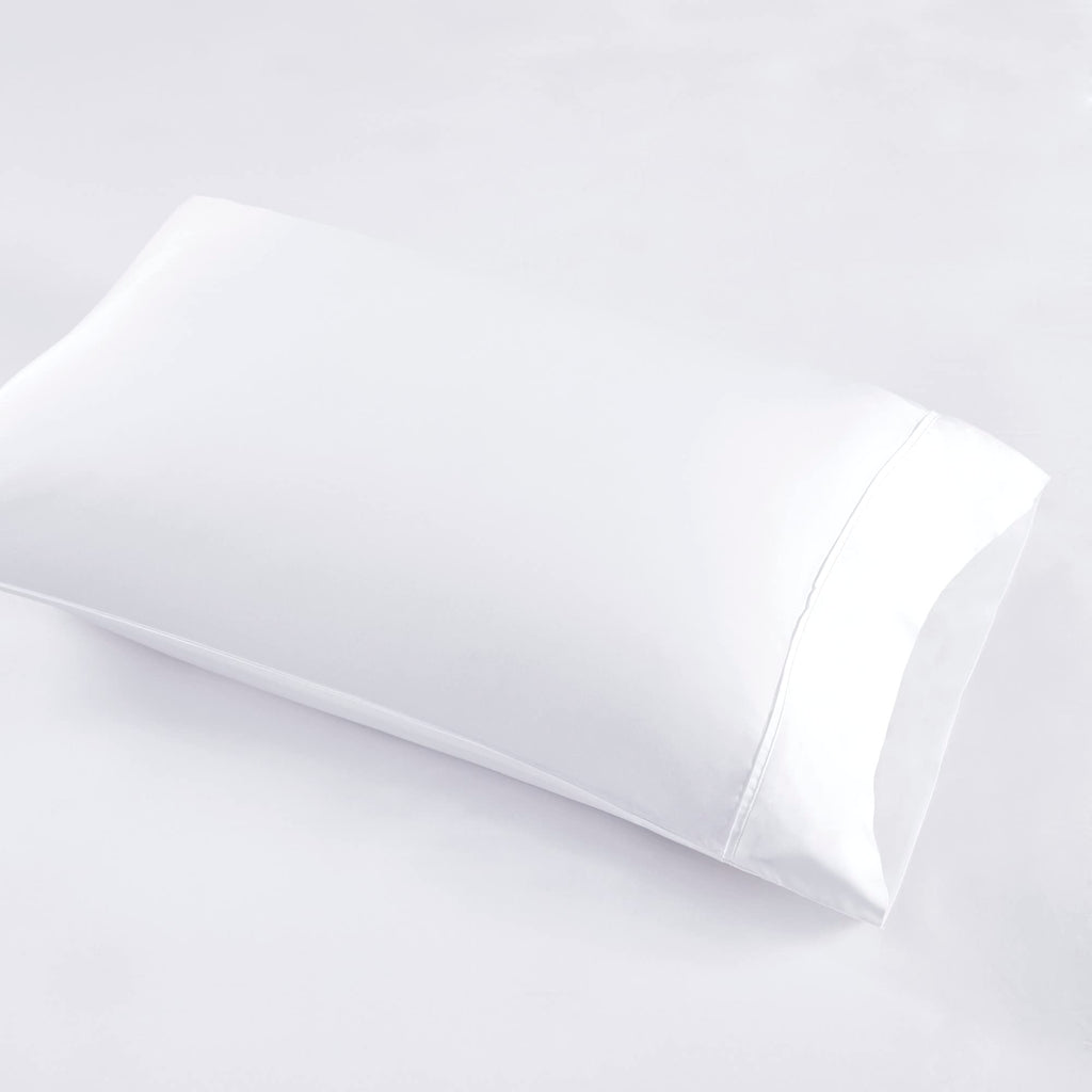 Beautyrest 1000 Thread Count, Solid Color Sheet Set, Elastic Deep Pocket, All Season, Breathable, HeiQ Smart Temperature, Soft Cotton Blend Bedding, Matching Pillowcase, King Ivory 4 Piece