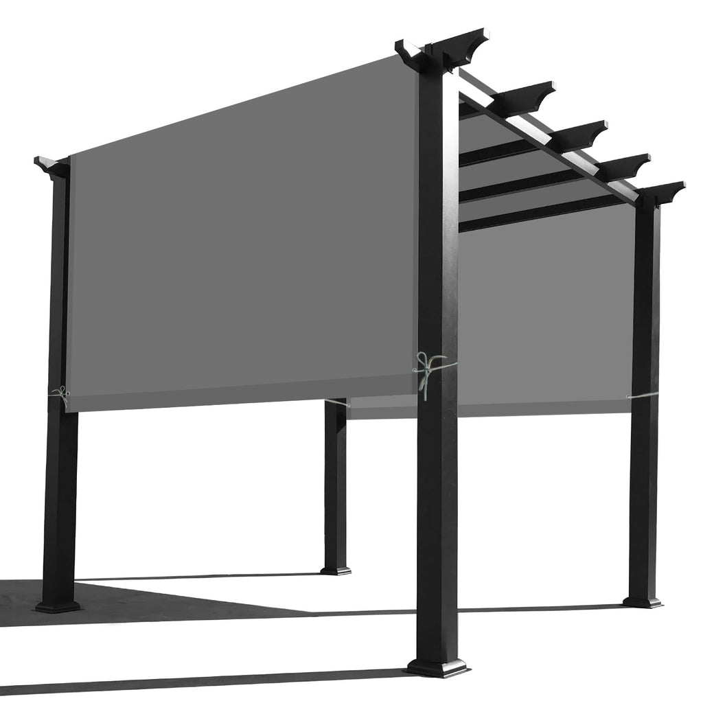 Alion Home Waterproof Pergola Cover - Universal Replacement Canopy (12' L x 8' W, Sand)