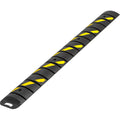 72" x 10" x 2" inch Portable Speed Bump Hump, 6' Feet Durable Collapsible Road Safety Bumps, Vehicles Hump Bumps for Asphalt Concrete Gravel Garage Driveway Roads Parking (72" Curlable Bump)