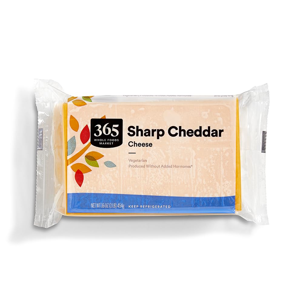 365 by Whole Foods Market Sharp Cheddar Bar, 16 OZ