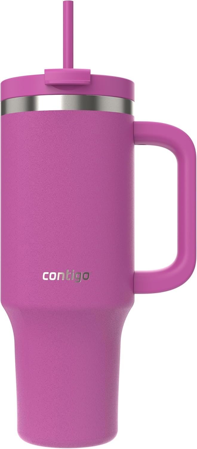 Contigo Streeterville 30oz Tumbler, Stainless Steel Vacuum Insulated, Leak-Proof, Cold for 29 Hours, Fits in cupholders, Licorice