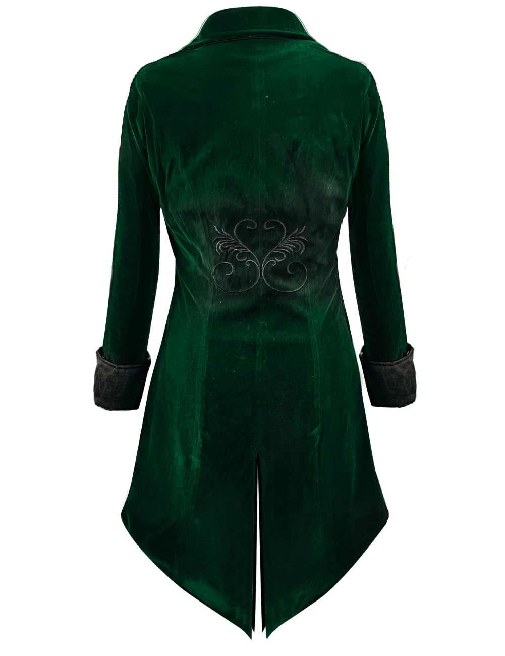 Crubelon Mens Steampunk Tailcoat Jacket Gothic Medieval Victorian Frock Coat