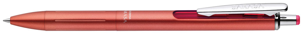 Zebra Pen, SARASA Grand Retractable Gel Pen, Solid Brass Barrel, Fast-Drying Black Ink, 0.7mm Point, Ideal for the Left-Handed, Eliminates Smudging, Gold Brass Barrel, 1-Pack, (45511)