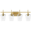 VONLUCE Bathroom Vanity Light, 2 Light Bathroom Light Fixture Over Mirror, Bathroom Wall Lamp with Clear Glass, Modern Brushed Nickel Vanity Lighting fixtures for Bathroom, Bedroom, Hallway