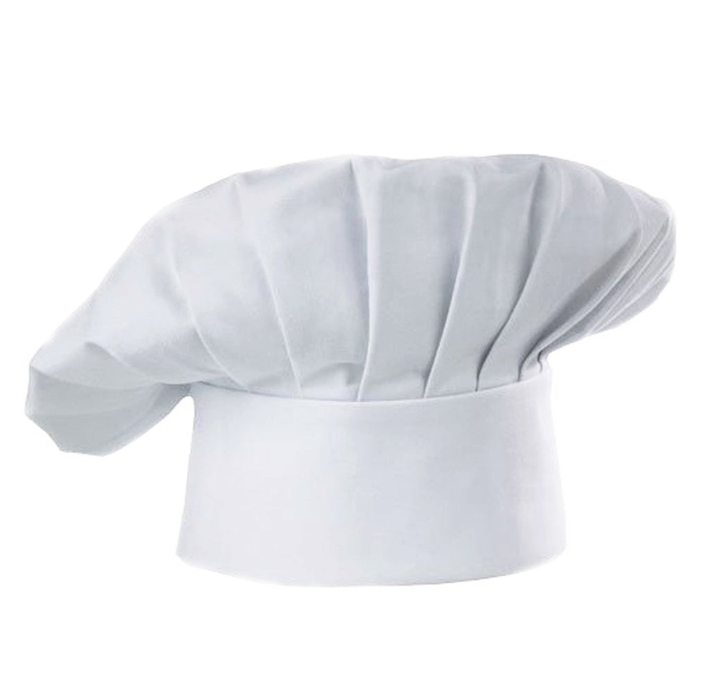 Hyzrz Chef Apron and Hat Set, Adjustable Adult Kitchen Apron With Butcher Hat, Baker Costume Apron with Pocket for Men and Women Father's Gift (Black)