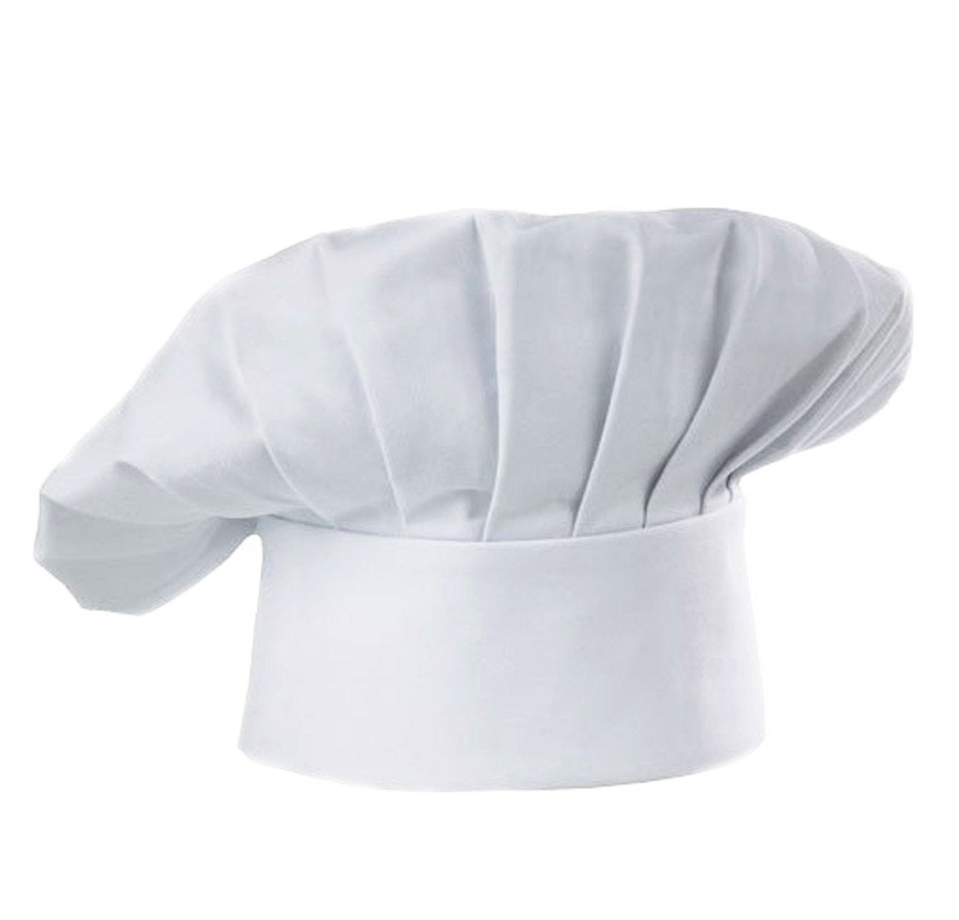 Hyzrz Chef Apron and Hat Set, Adjustable Adult Kitchen Apron With Butcher Hat, Baker Costume Apron with Pocket for Men and Women Father's Gift (Black)