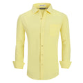Alex Vando Mens Dress Shirt Wrinkle Free Regular Fit 4-Way Stretch Button Down Shirts