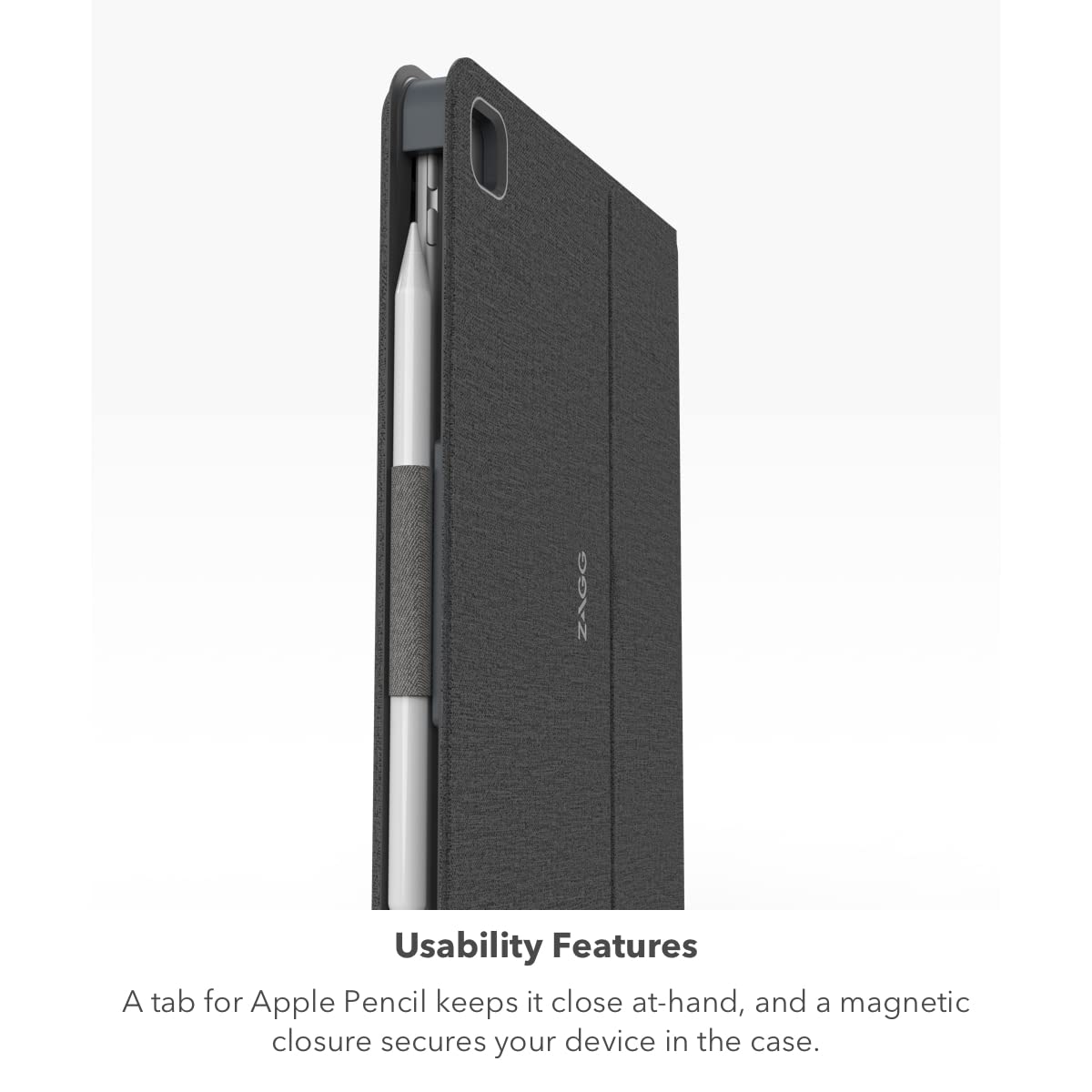 ZAGG - Messenger Folio 2 - Tablet Keyboard & Case for 10.2-inch iPad, 10.5-inch iPad/Air 3