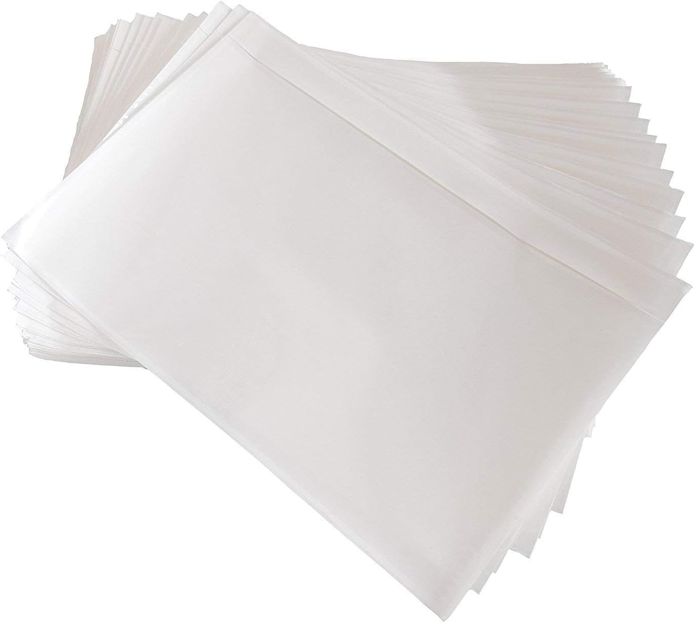 9527 Product 4.5" x 5.5" Clear Adhesive Top Loading Packing List/Shipping Label Envelopes (100 Pack)
