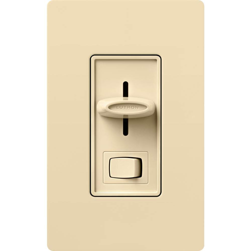 Lutron Skylark LED+ Dimmer Switch for Dimmable LED, Lutron Dimmer Switch For Halogen and Incandescent Bulbs, 150W/Single-Pole or 3-Way, SCL-153P-AL, Almond